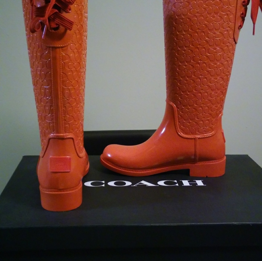 COACH Signature Rainboots